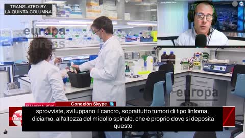 Intervista a Ricardo Delgado nel programma El Mundo al Rojo: ossido di grafene nei vaccini covid.