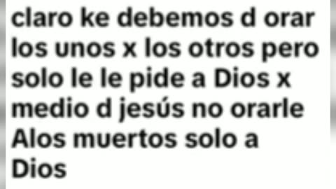 No hay que orarle a los muertos, solo a Dios - Padre Juan Molina