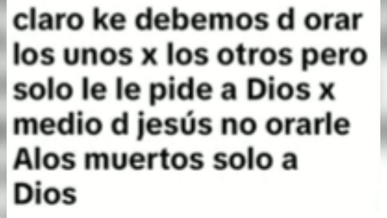 No hay que orarle a los muertos, solo a Dios - Padre Juan Molina