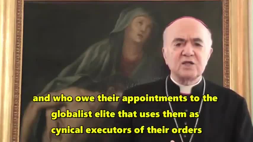 Archbishop Carlo Maria Viganò talk about the devilish plans of the globalists (Great Reset)