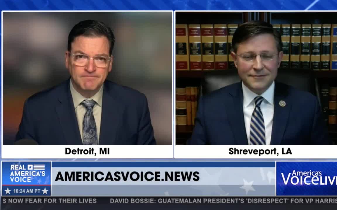 Congressman Johnson joins Real America's Voice News to discuss the Biden Budget.