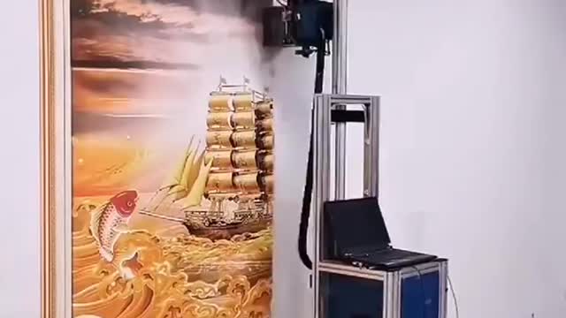 Wall Painting Latest Technology. Are you still printing on paper.