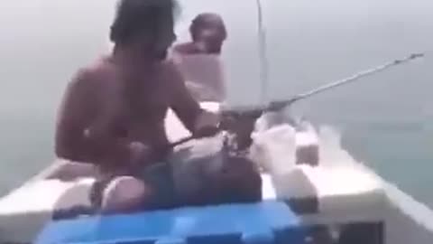 Catching the wrong fish, almost died - FUNNY FISHING