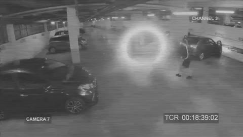 This is unreal caught on cctv camera