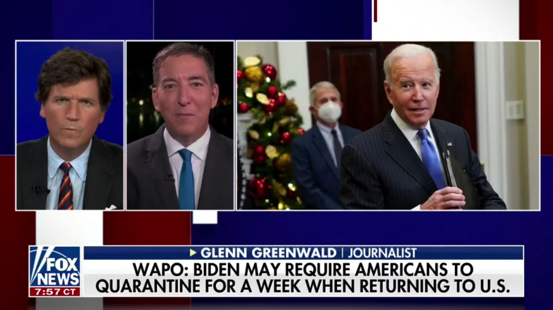 Glenn Greenwald reacts to the possibility that the Biden admin will require travellers entering the US to quarantine for 7 days