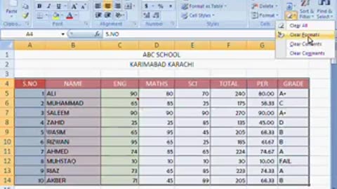 Ms. Excel Learning Tutorial - XI (Hindi and URDU)