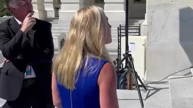 Marjorie Taylor Greene Gets in Shouting Match with Debbie Dingell on US Capitol Steps