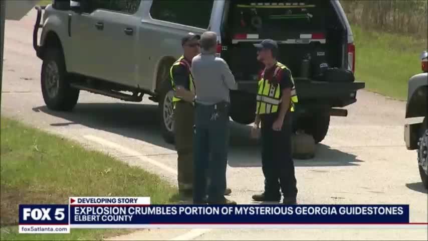 GEORGIA GUIDESTONES-WHY WAS THERE AN EXPLOSION- IT HAS A TIME CAPSULE