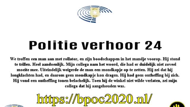 Bpoc Politie verhoor 24