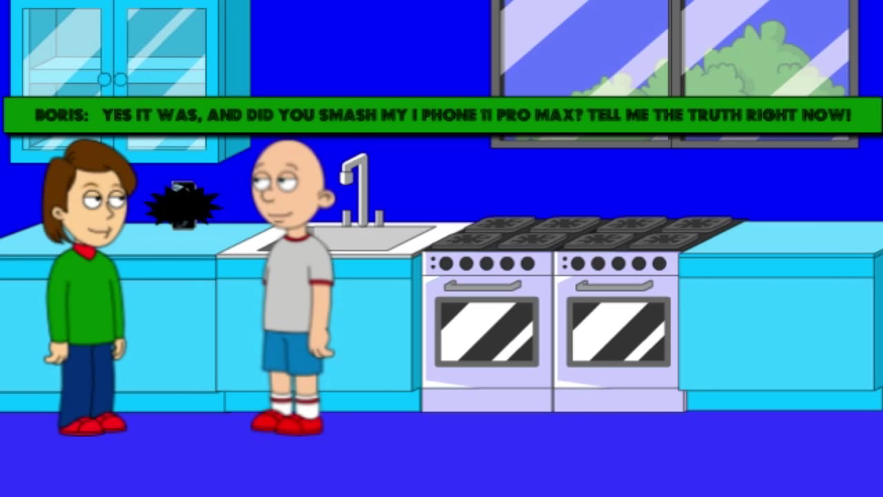 Classic Caillou Destroys Daddy’s iPhone 11 Pro Max / Grounded