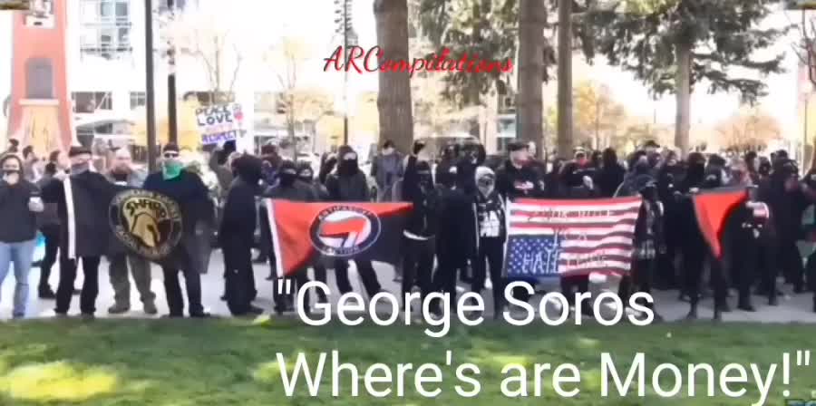 Antifa: George Soros Where's our Money!