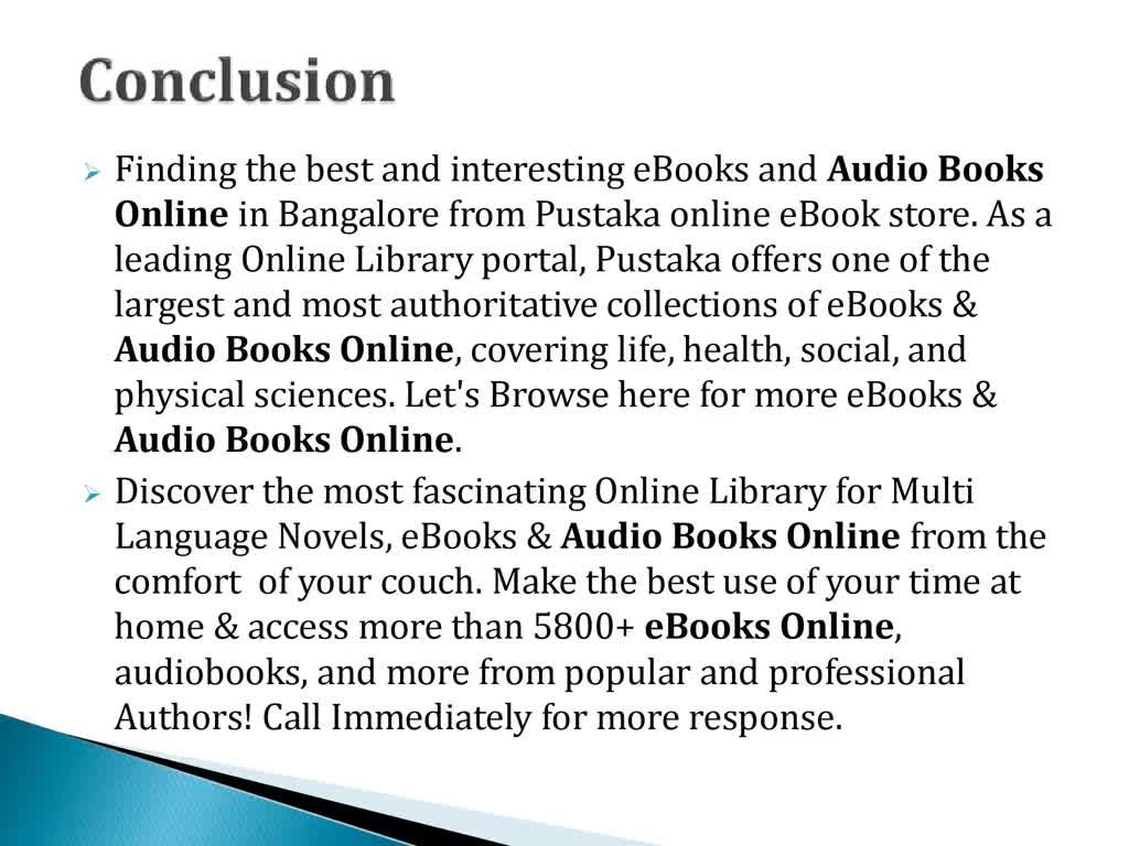 Online Library (eBooks & Audio Books) – Pustaka.co.in