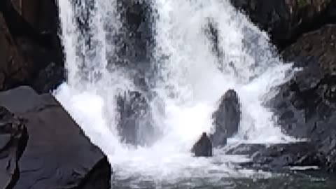 Mysterious waterfall even found.