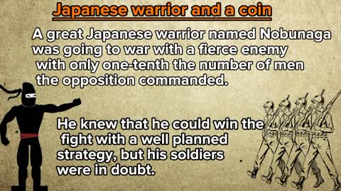 Japanese warrior and a coin | story in english | English story listening