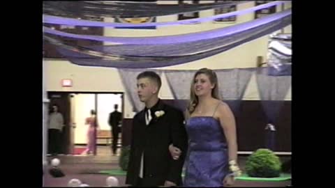 2000-01 WPHS Vids 115 Prom 081 Grand March Couple 54 by Glenn Strader