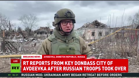 RT correspondent reports from Avdeevka liberated by Russian forces