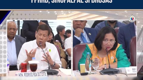 Arlene Brosas, sinupalpal ni dating Pang. Duterte sa quad comm hearing