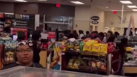 Large Group of Criminals Ransack a WaWa Store in Philadelphia