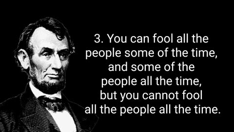 Abraham Lincoln Quotes || English Motivation Quotes