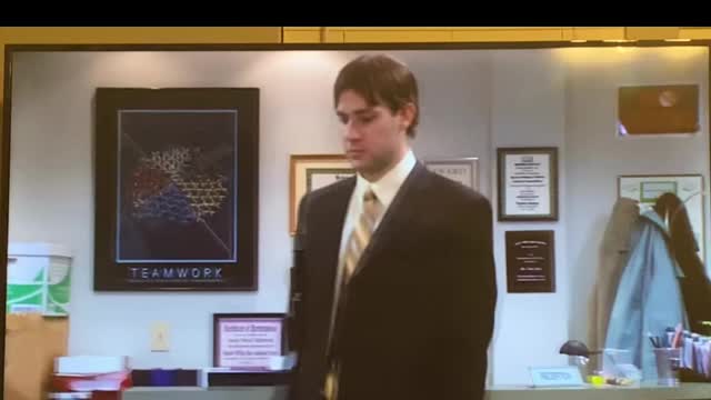 The Office- Jim looks like Dwight