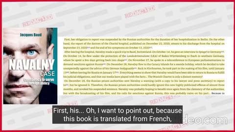 The mainstream media is lying about Alexi Navalny REDACTED