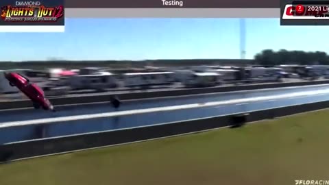 Flying Camaro wins drag race