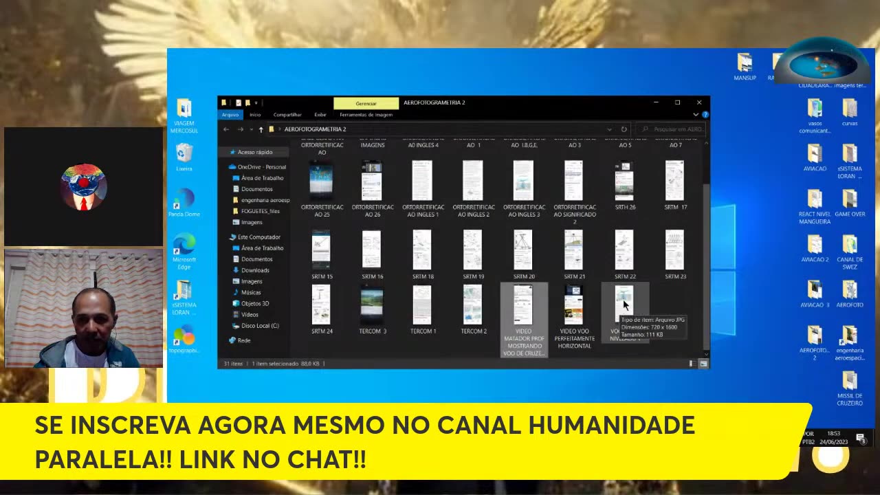 Canal EvidĂȘncias - jm1t47133xU - ESTOMPANDO O MAPA FAKE NERY DOS GLOBI GLOBIS! AO VIVO #biblical