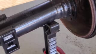 Jeep CJ2A rear axle shaft removal hack