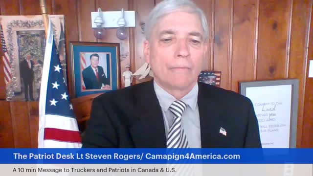 MESSAGE FROM LT. STEVEN ROGERS , CAMPAIGN 4 AMERICA.