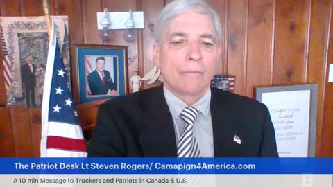 MESSAGE FROM LT. STEVEN ROGERS , CAMPAIGN 4 AMERICA.