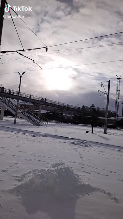 Train with Far East units in Bryansk Jan 16