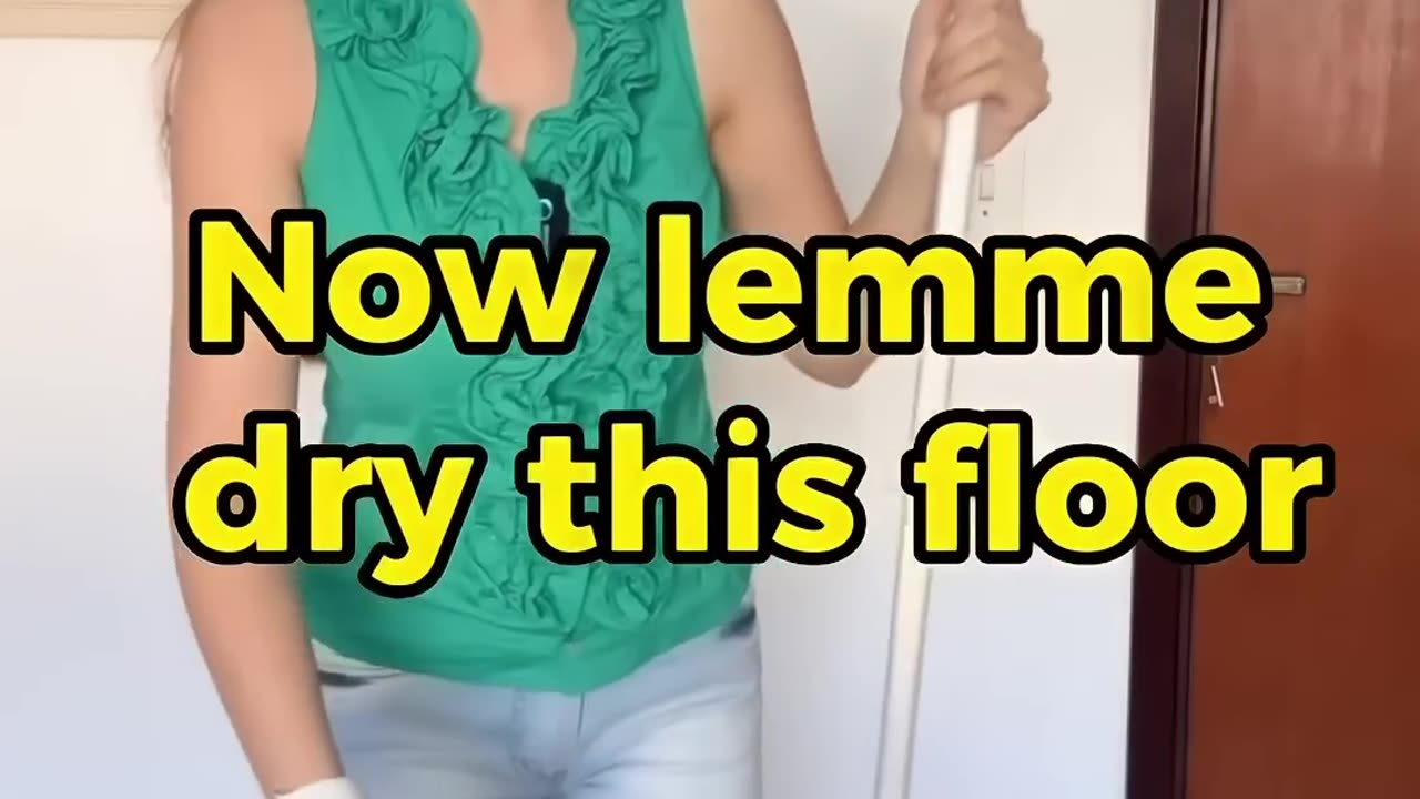 Be careful with the floor
