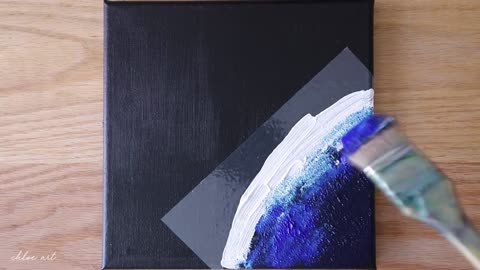 Dye The Picture Color With Blue Transition Halo