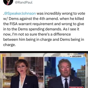 Is Speaker Mike Johnson A RINO