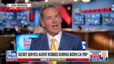 Fox News: A Secret Service Agent Was Robbed at Gunpoint During Biden’s Trip to California