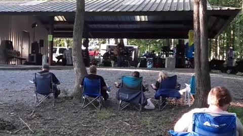 Singing at the park in T-ville