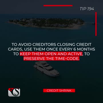 CREDIT TIP OF THE DAY