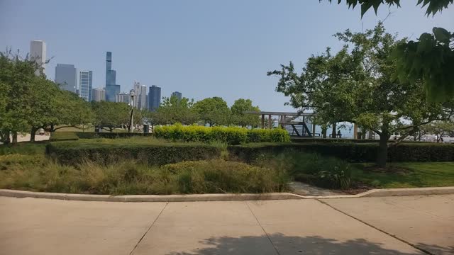 Chicago's Museum Campus on 8/4/2021