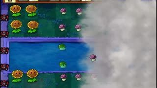 Plants vs Zombies Aventura Niebla Nivel 4 4
