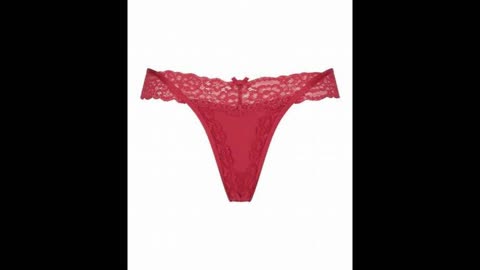 Spandex Silk women low Rise Lace G- String Thongs
