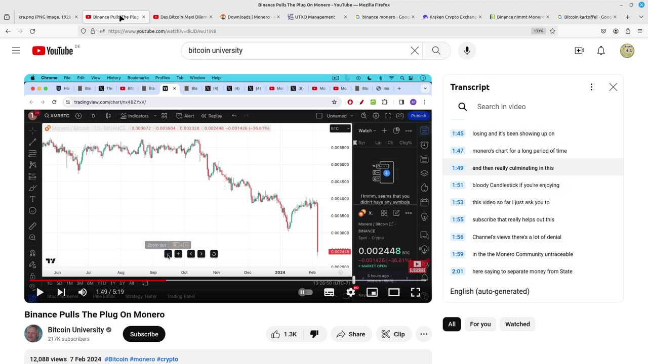 Brüssel (die EU) schenkt gebildeten Monero - Nutzern eine BlackWeek mitten im Februar 2024 :smile: