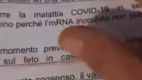 GUARDATE COSA C'È SCRITTO NEL CONSENSO INFORMATO DI CHI FA IL VACCINO!