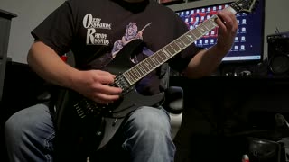 Ozzy Osbourne - Randy Rhoads - Over The Mountain Solo "Live" Cover 🤘🤘