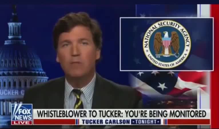 NSA ILLEGALLY spying on Tucker Carlson