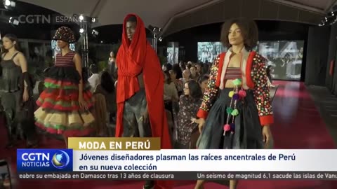 Jóvenes diseñadores plasman las raíces ancentrales de Perú en su nueva colección