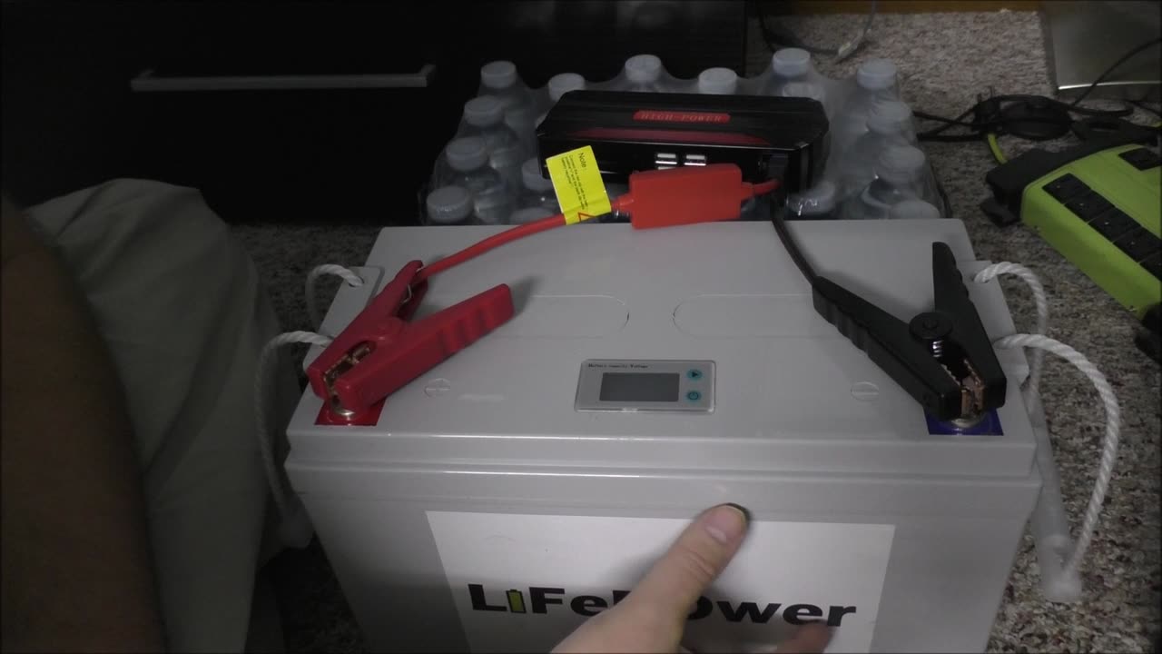 Charging A Lithium Battery With Jumper
