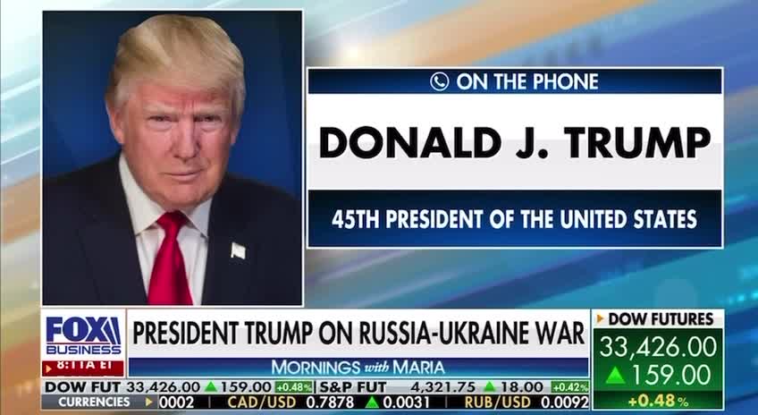 Trump On Maria This morning 03/02/2022
