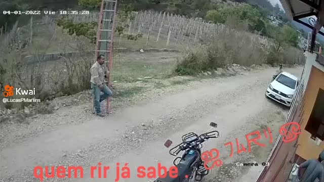 no driver's license, no luck and no stairs.