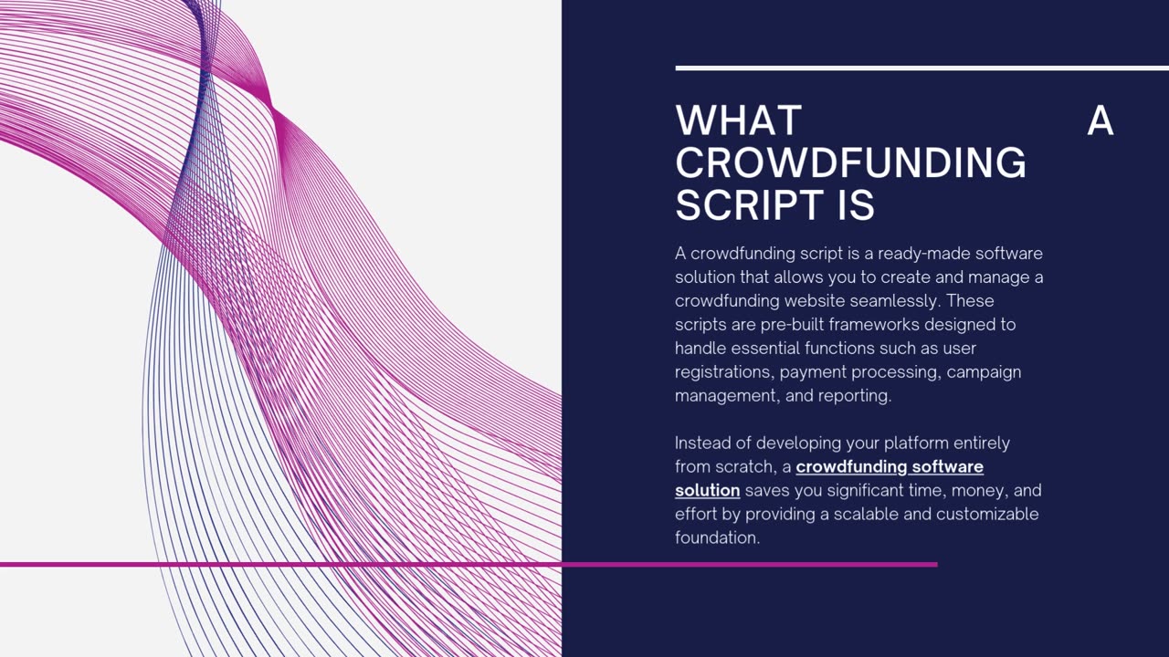 Build a Successful Crowdfunding Script Platform from Scratch