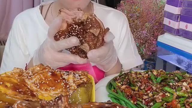 ASMR Mukbang Delicious Eating, ASMR Watering Drop #shorts #ASMR (6)